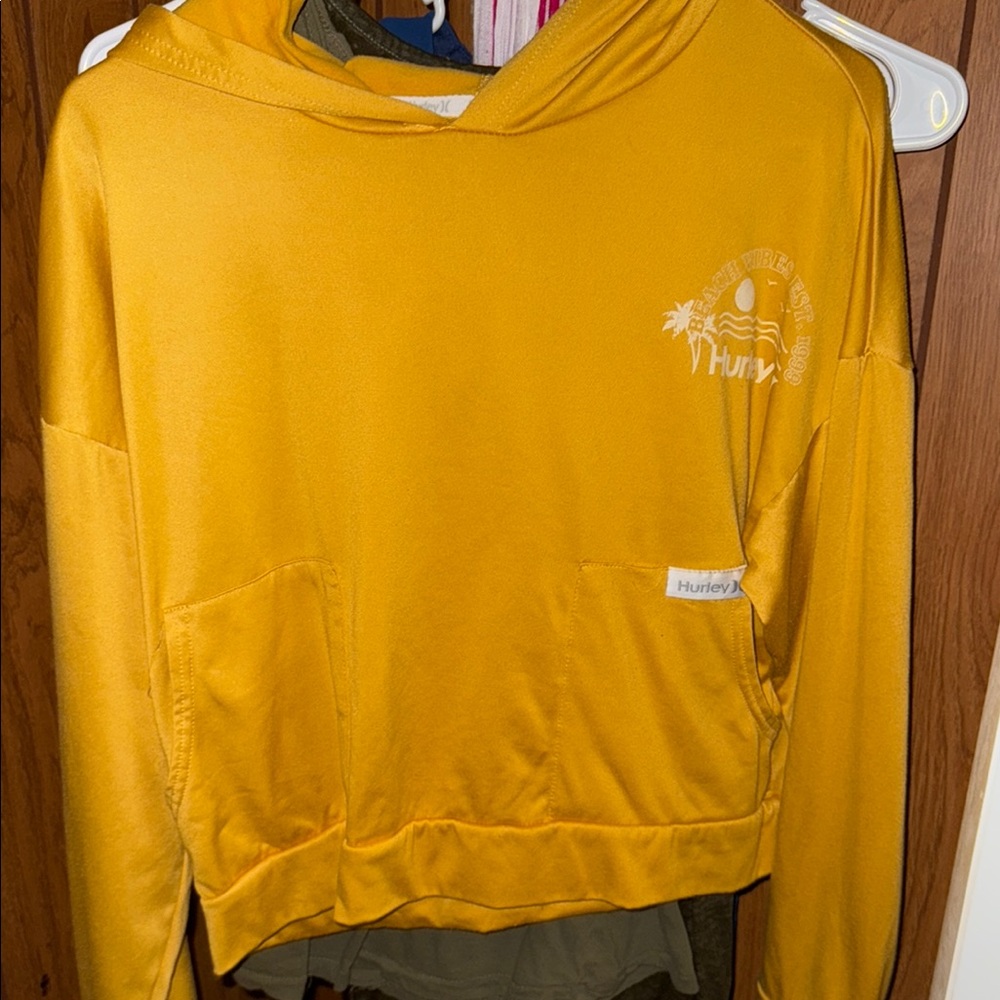 Hurley Mustard Yellow Hoodie and Pants